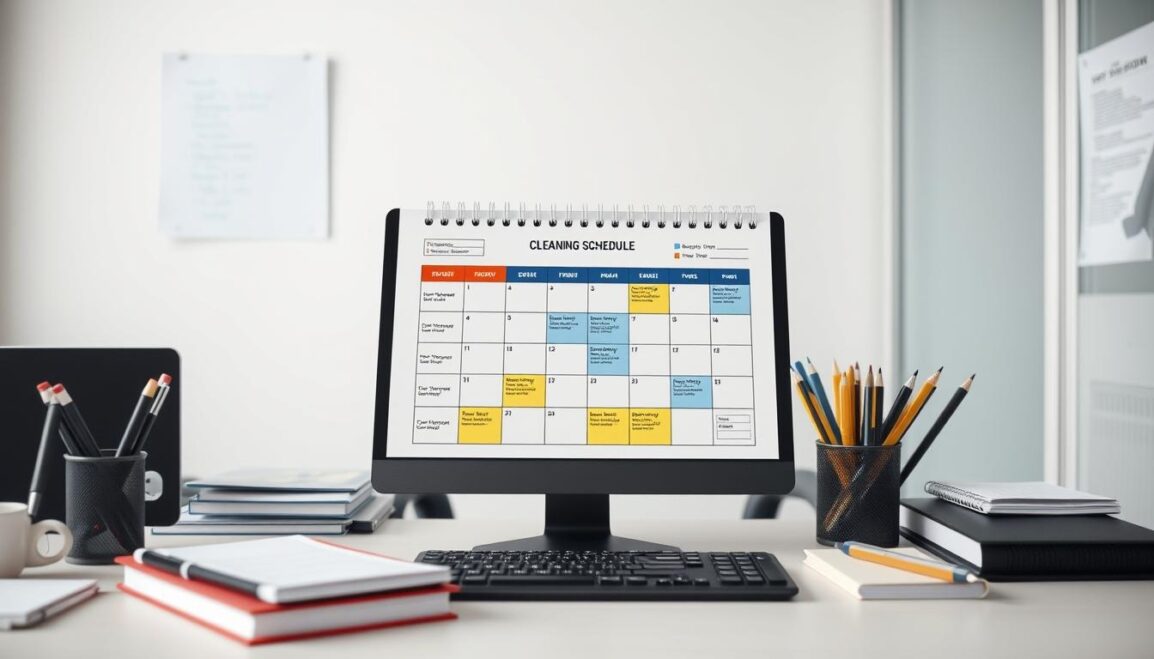 How to Maintain a Clean and Healthy Office Environment 4 Office cleaning schedule
