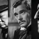 Which Celebrities Have Had the Most Dramatic Denture Transformations? 2 Black and white portraits of three men showing different facial angles and styles with Denture Transformations